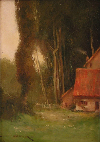 Maison à l orée du bois par Maurice Gabriel Malézieux